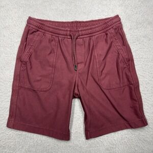 Athleta Training Shorts Athletic Gym Workout Maroon Men's Size Medium 8.5 Inseam